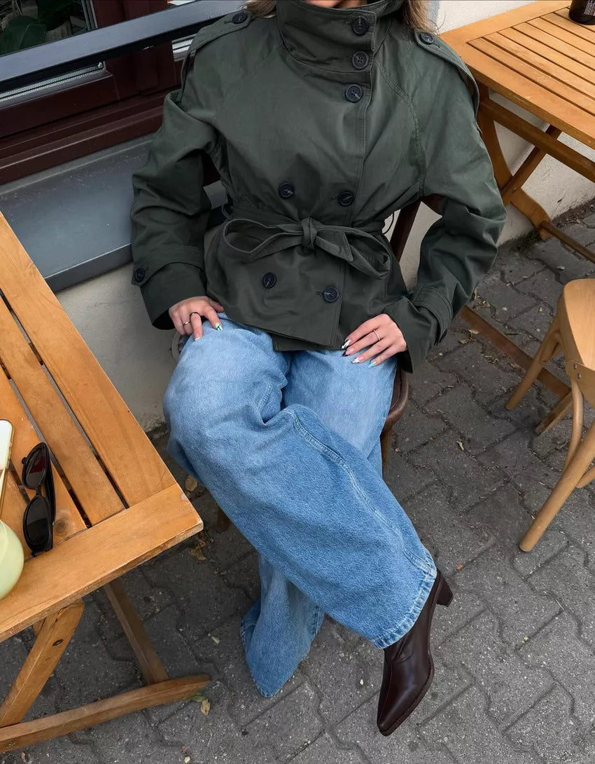 Julie - Trench-coat à boutons