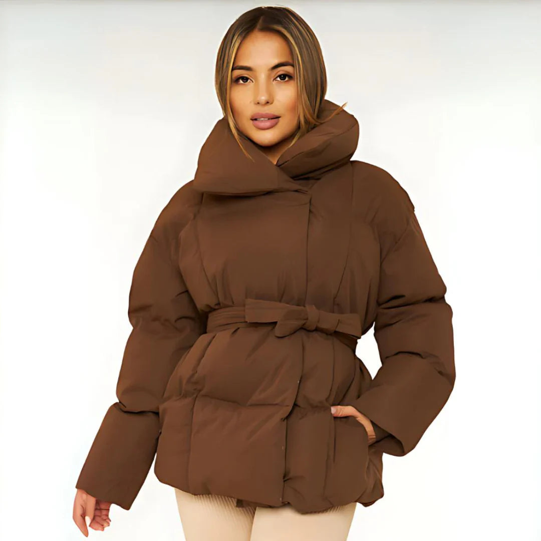 Asia - Veste Puffer Ceinturée