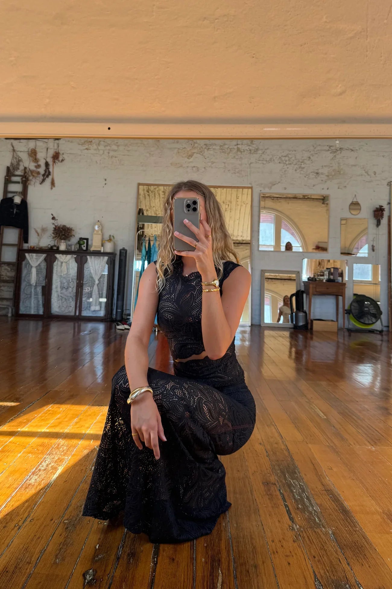 Ensemble Coordonné en Dentelle Roselle