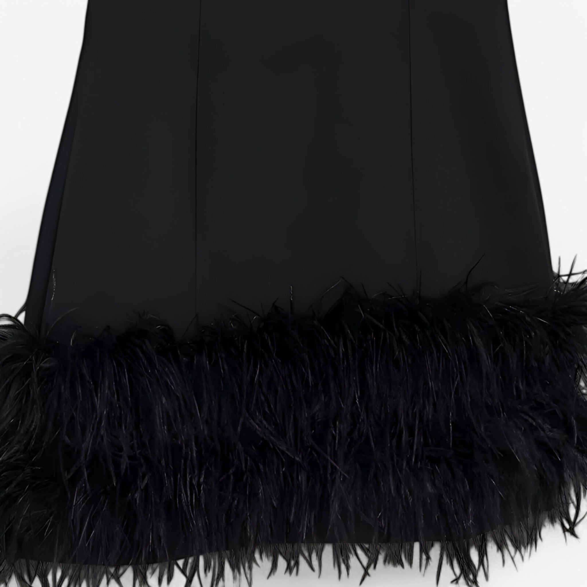 Seraphina | Robe Mini avec Plumes