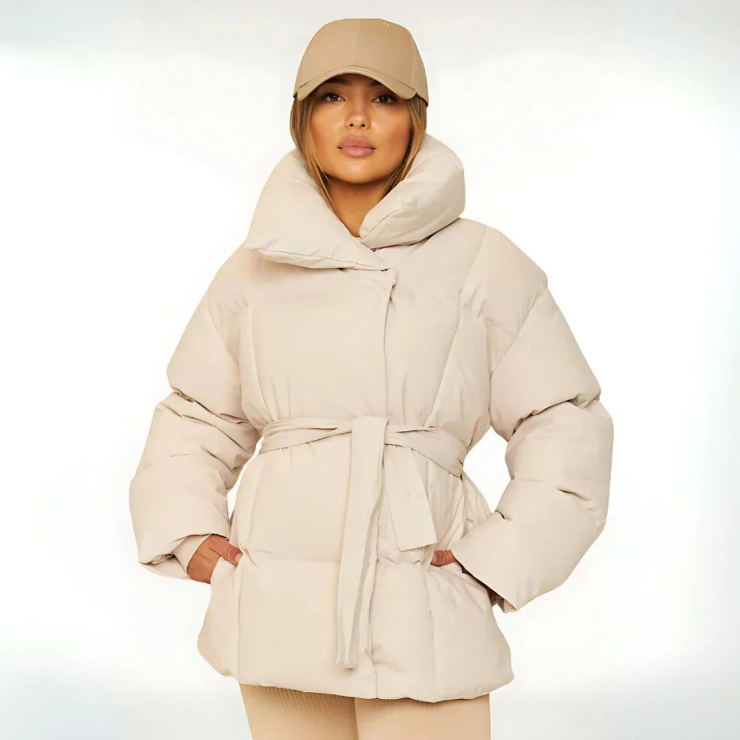 Asia - Veste Puffer Ceinturée
