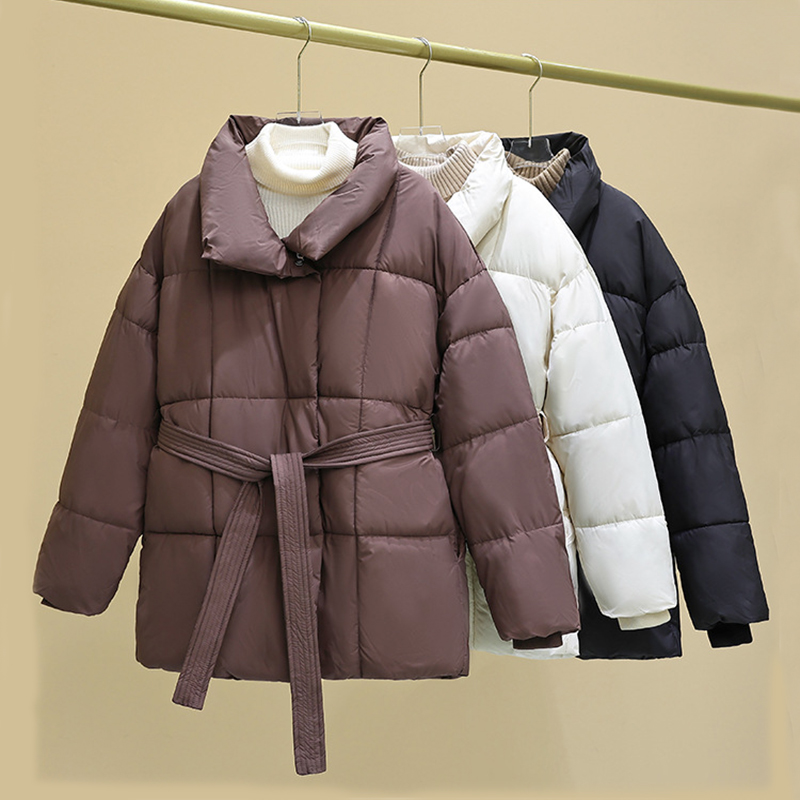 Asia - Veste Puffer Ceinturée