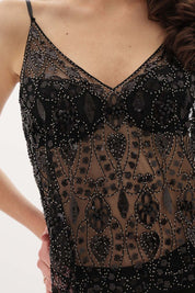 Top Embelli Cristina - Noir