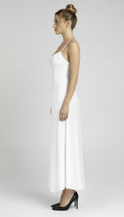 Divina - Robe longue à bretelles spaghetti