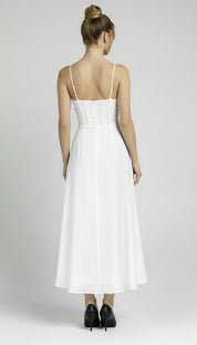 Divina - Robe longue à bretelles spaghetti